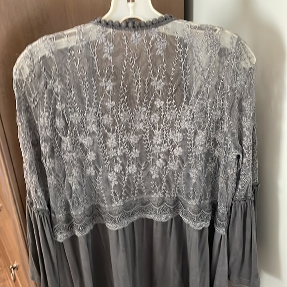 Women’s gorgeous boutique boho cotton & lace cardigan - Picture 2 of 6